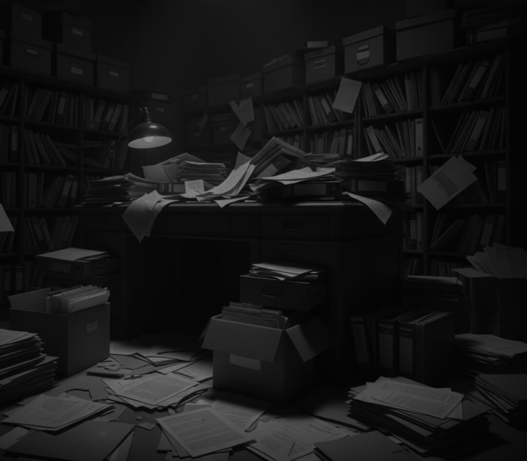 Presidente de sindicato analisando dados de associados